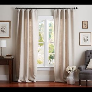 Pottery Barn Voile Cotton curtains